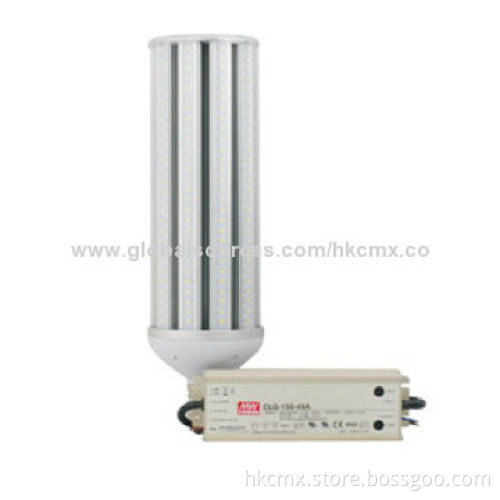 E40 100W LED Corn Bulb IP64, Meanwell External Driver, Replacement HPS, MH, CFL Lamps